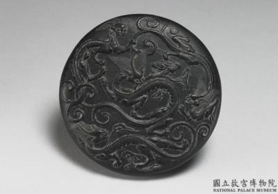 图片[2]-Ink cake with chi-dragon pattern, Cheng Junfang, Ming dynasty (1368-1644)-China Archive